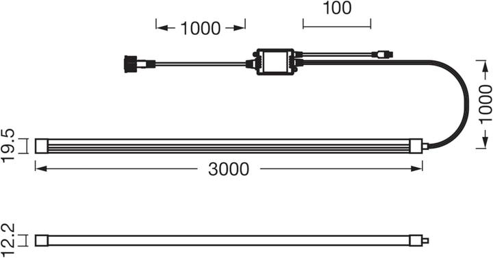Actual product image Ledvance Smart LED Strip (RGB, 300 cm, Indoor, Outdoor)