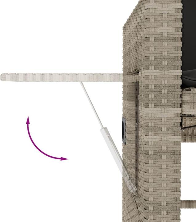 Image du produit vidaXL Ensemble salon de jardin 10 pièces avec coussins