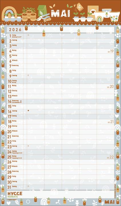 Pianificatore Hygge (27 x 46 cm)