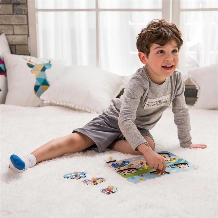 Immagine prodotto Classic World Puzzle del traffico (7 pezzi)