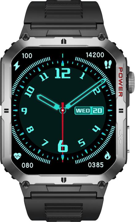 Actual product image Trevi T-FIT 500 S 5.23 cm (2.06') AMOLED Digital Touch screen Silver