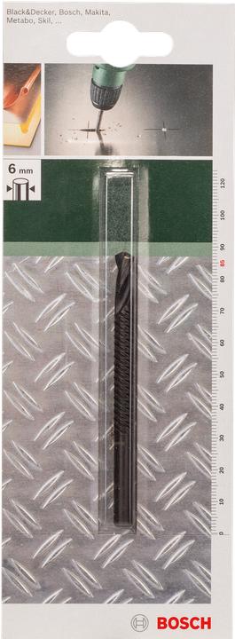 Produktbild Bosch Professional Zubehör Fräsbohrer HSS D= 6,0 mm L= 85 mm (6 mm)
