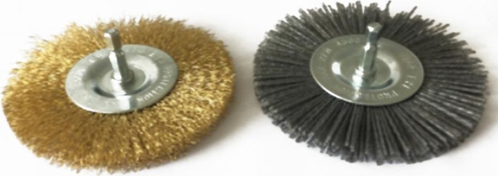 Produktbild Güde Ersatzbürsten 2er Set Metall-Poly. (Nylon) zum Fugenreiniger GFR 401