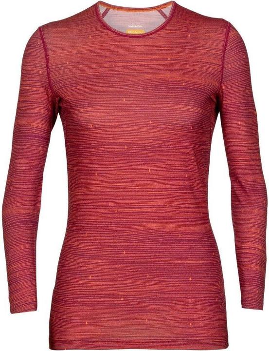 Produktbild Icebreaker Women Oasis LS Crewe Ski Tracks (S)