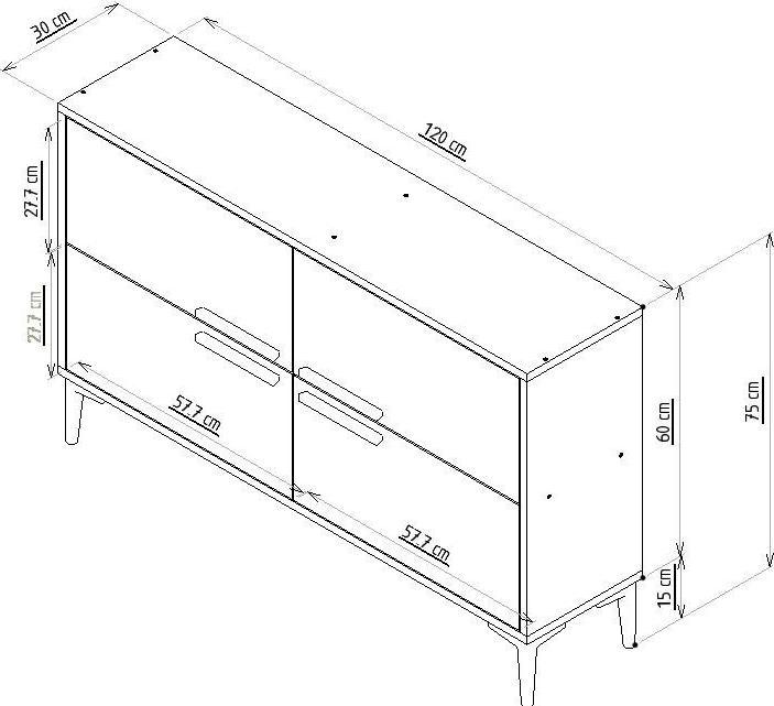 Actual product image Kalune Design Amirah (120 x 75 x 30 cm)