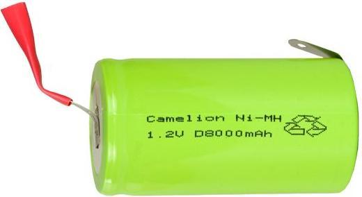 Produktbild Camelion NiMH-Mono-Akku 8000 mAh, mit Lötfahne (1 Stk., D, 8000 mAh)