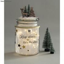 Actual product image Rayher Storage jar with glass lid, 10cm ø (0.90 l)