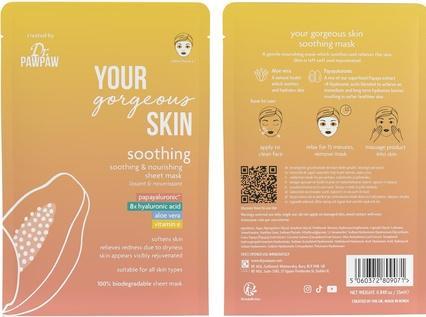 Produktbild Dr. PawPaw Your Gorgeous Skin Soothing Sheet Mask