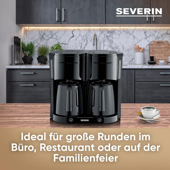 Actual product image Severin KA 9315 black Duo Filter Coffee Maker