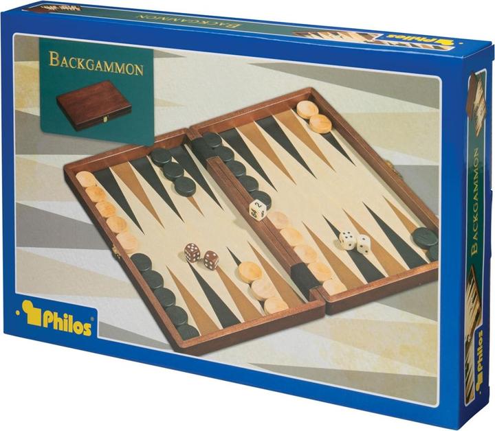 Produktbild Philos Backgammon Naxos (Deutsch, Spanisch, 2 Spieler)