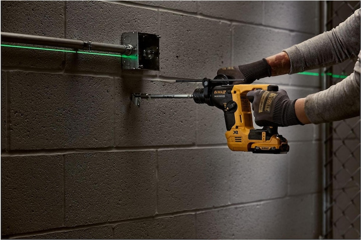 Image du produit DeWalt Marteau perforateur sans fil DCH072L2-QW 12V XR impact energy 1.1J SDS-plus Li-Ion w.2Batteries 3Ah (Fonctionnement sur batterie)
