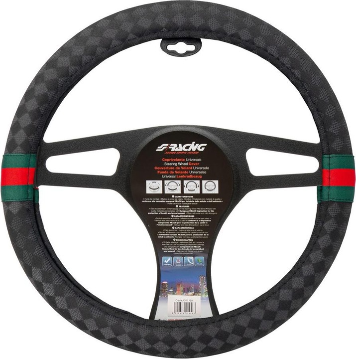 Actual product image Simoni Racing Steering wheel cover G Style
