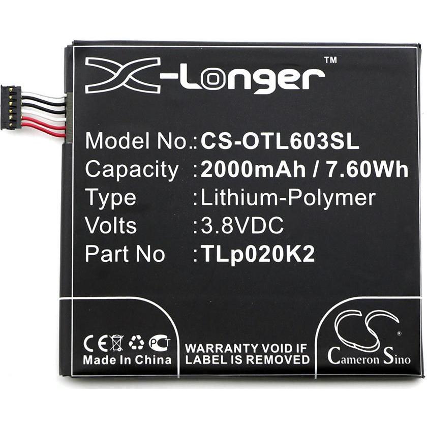 CoreParts Battery for Alcatel Mobile, Smartphone Akku