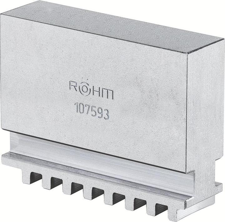 Productafbeelding Röhm Blockbacke BL, Grösse 400/500, 3-Backensatz, ungestuft, ungehärtet, 16MnCr5