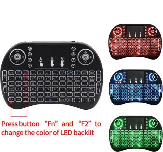 Produktbild Nenurodyta Reliable Mini Smart TV Wireless Keyboard, Black USA (25053) (US, Kabellos)