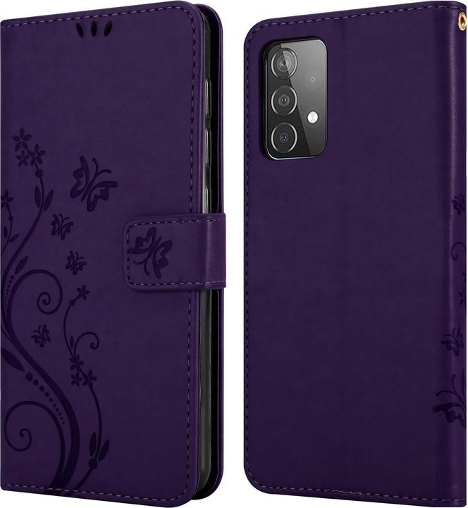 Actual product image Cadorabo Flower Book cover (Samsung Galaxy A52s 5G, Samsung Galaxy A52, Samsung Galaxy A52 5G)