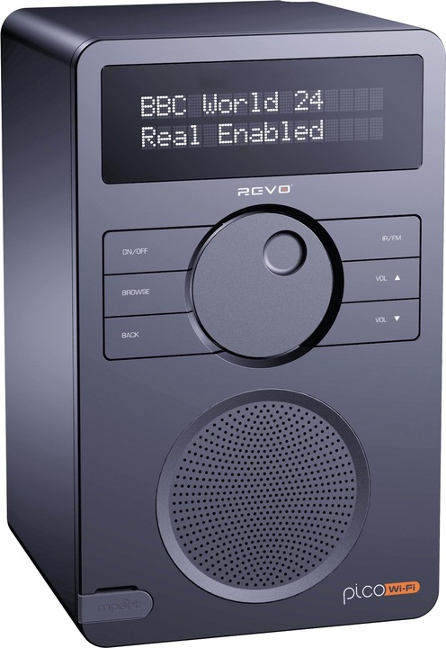 Image du produit Revo Pico RadioStation, WLAN Internet/FM/DAB Radio, batterie rechargeable