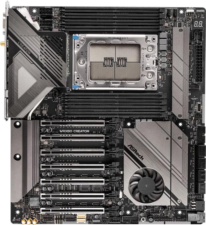 Produktbild AsRock WRX80 CREATOR WRX8 R2.0 (sWRX8, AMD WRX80, E-ATX)