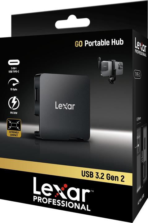Immagine prodotto Lexar rofessional Go SL400 Hub (USB-C, 4 porte)