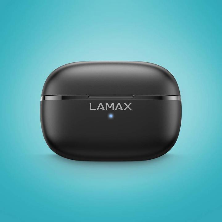 Productafbeelding Lamax Clips1 Play Koptelefoon Draadloos In Oor Bellen/Muziek USB Type-C Bluetooth Zwart (35 h, Draadloze)
