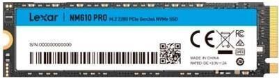 Produktbild Lexar Disque SSD NM610 Pro 2To (2000Go) - NVMe M.2 Type 2280 (2000 GB, M.2 2280)