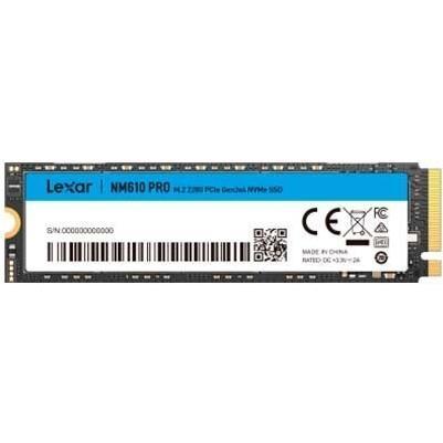 Lexar Disque SSD NM610 Pro 2To (2000Go) - NVMe M.2 Type 2280 (2000 GB, M.2 2280), SSD