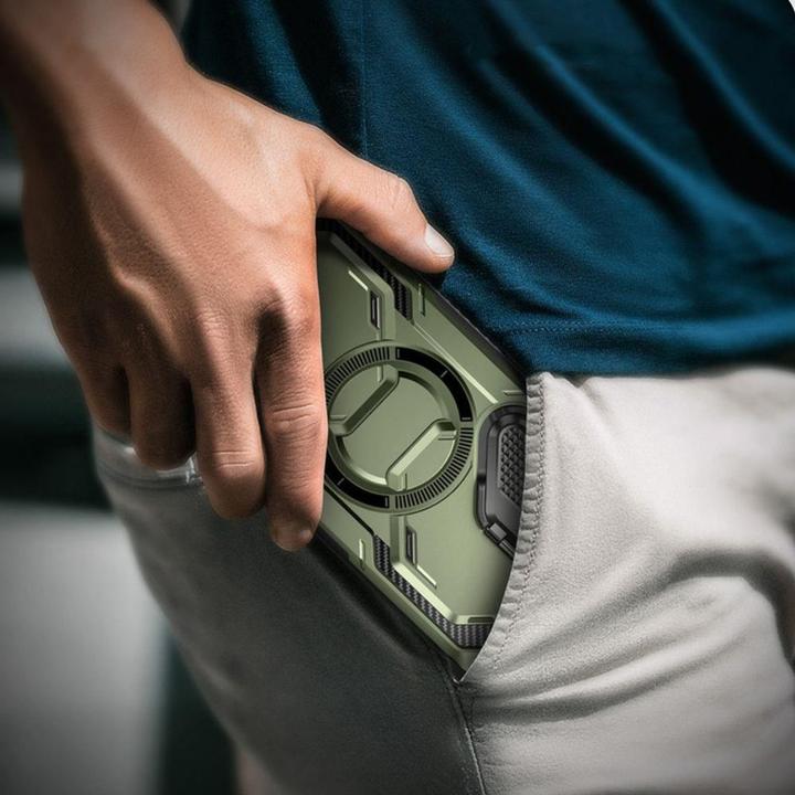 Image du produit i-Blason Coque IBLSN Armorbox Mag Supcase avec MagSafe pour Samsung Galaxy S24 - vert (Samsung Galaxy S24)
