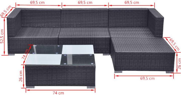 Produktbild vidaXL Saige