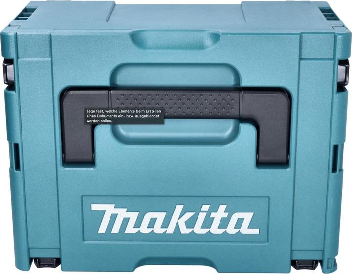 Productafbeelding Makita DJV 185 ZJ Accu-pendeldecoupeerzaag 18 V Brushless + Makpac - zonder accu, zonder oplader