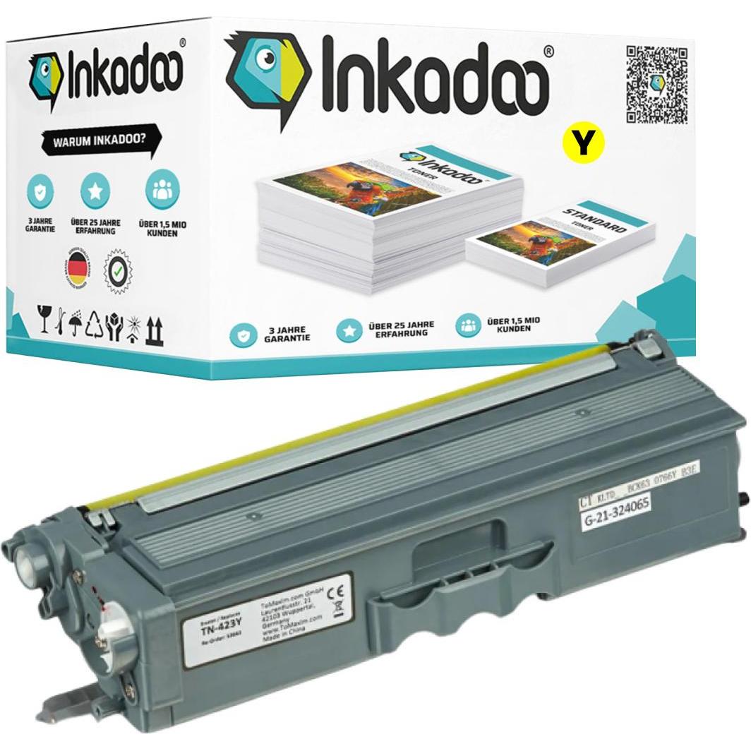 Inkadoo, Toner, Kompatibel Toner für Kyocera - FS-C 2126 MFP (Y)