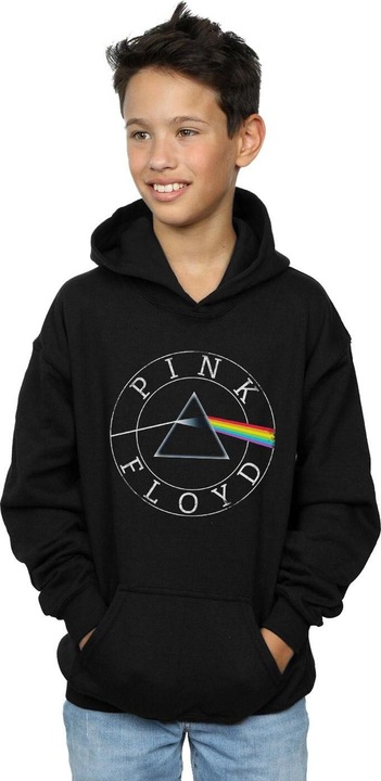 Immagine prodotto Pink Floyd Prism Circle Logo Felpa con Cappuccio Ragazzi (140, 146)