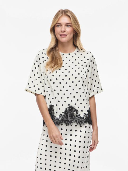 Immagine prodotto Vila VIDOTA Polka-Dot Oberteil mit kurzen Ärmeln (44)
