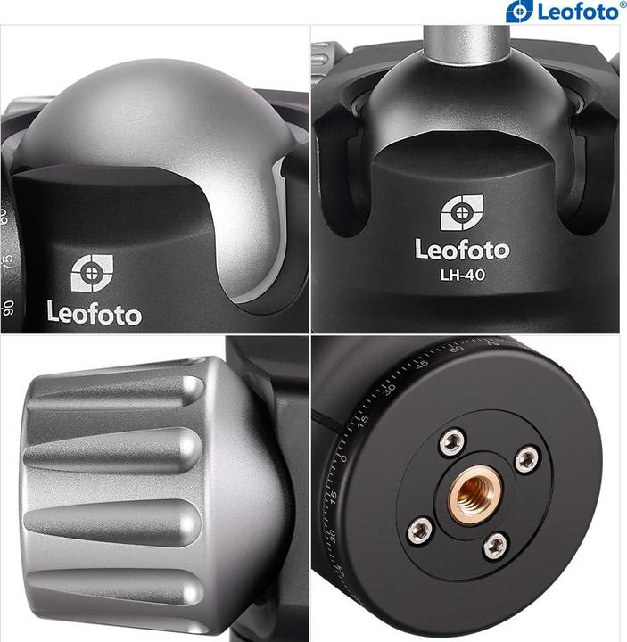 Produktbild Leofoto Poseidon LP-324C + LH-40 (Metall, Carbon)