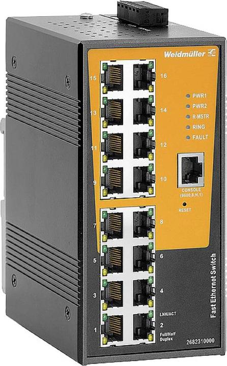 Actual product image Weidmüller IE-SW-AL16M-16TX (16 Ports)