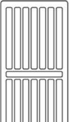 Actual product image Stelrad radiator toprist 1600mm - Til C4 og C6 radiator, type 22, hvid RAL 9016