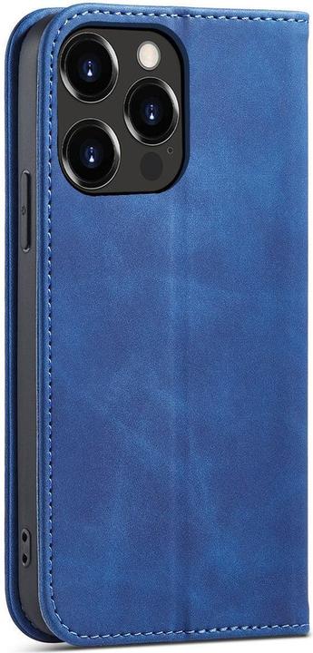 Image du produit Hurtel Magnet Fancy Case case pour iPhone 14 Pro Max cover with flip wallet stand blue (Apple iPhone 14 Pro Max)