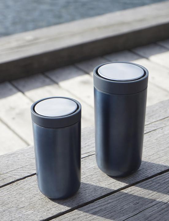 Image du produit Stelton Go Click Gobelet 0,2 l Bleu foncé/métallique (0.20 l)