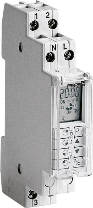 Actual product image Wallair 1IO1070 Digital timer 3500W IP40 Power reserve, summer/winter time changeover (automati