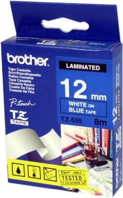 Actual product image Brother Tze-535 (1.20 cm, White, Blue)