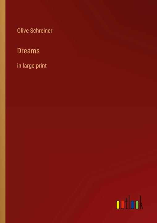 Produktbild Dreams (Englisch, Olive Schreiner, 2022)