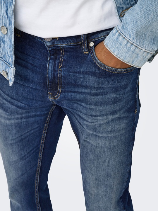 Produktbild Only & Sons ONSLOOM Niedrige Taille Slim Fit Jeans Slim Fit Jeans (W32/L32)