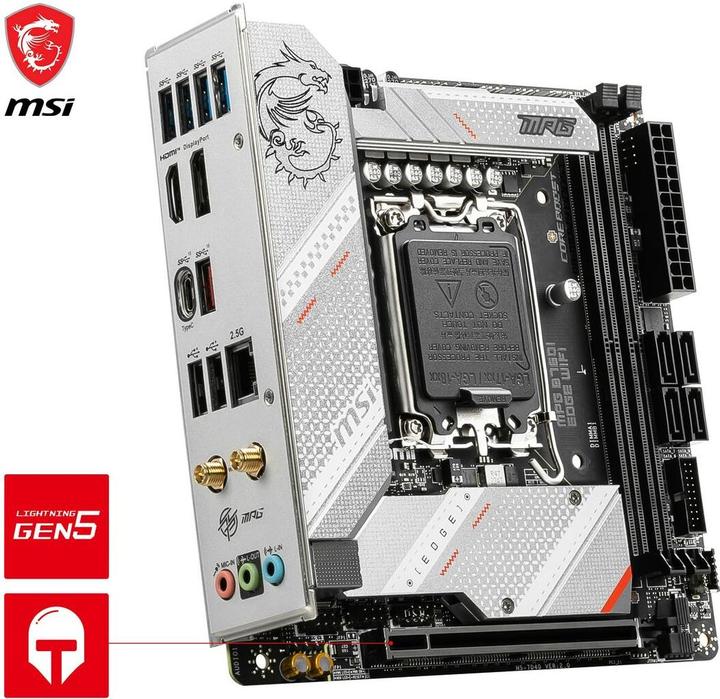 Image du produit MSI MPG B760I EDGE WIFI (LGA 1700, Intel B760, Mini-ITX)