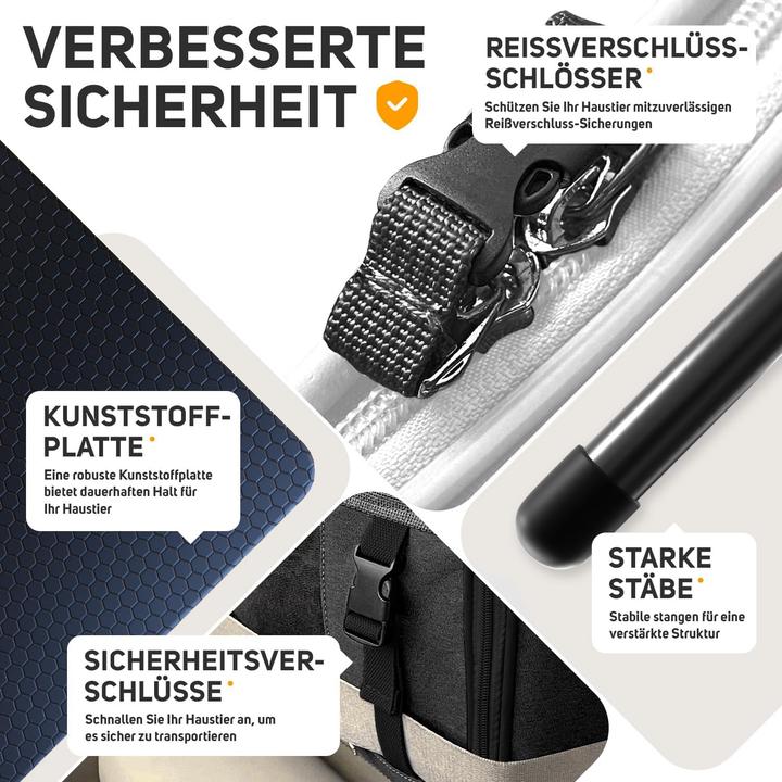 Image du produit Petproved Transportbox für Katzen und kleine Hunde (Chat, Pliable, Respirant)