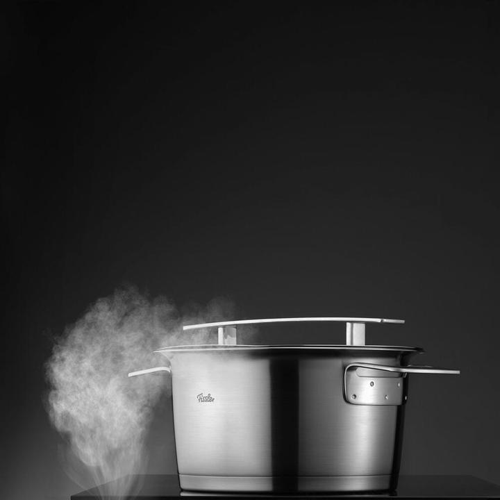 Actual product image Fissler Phi Collection Kookpan met Glasdeksel, 20cm (20 cm, Pot, Stainless steel)