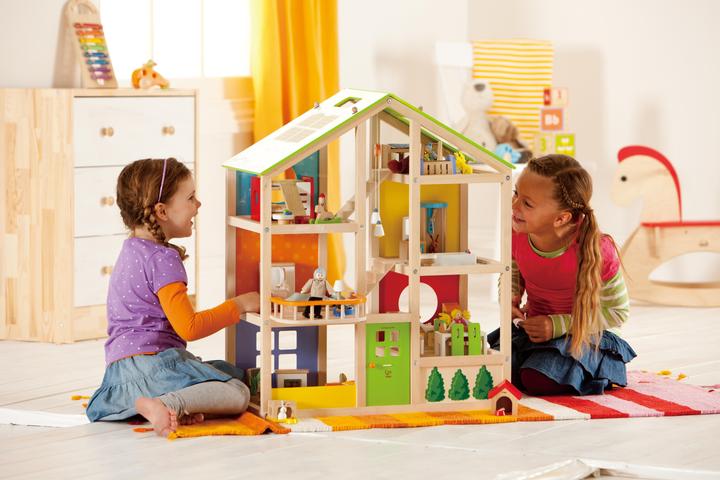 Image du produit Hape Maison quatre saisons meublée