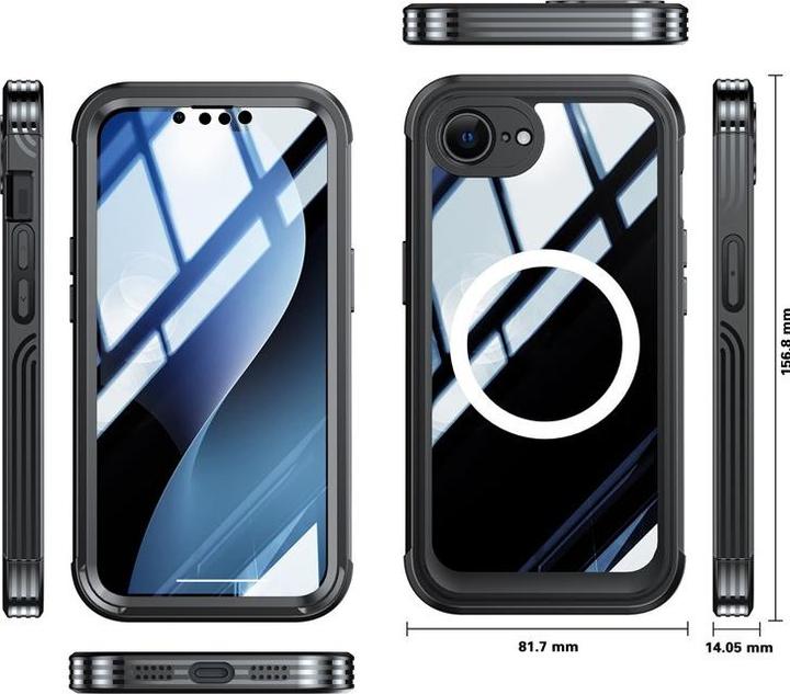 Produktbild Ueli Express 360 MagSafe Panzerglas Extreme Case (Apple iPhone 16e, Apple iPhone 17e)
