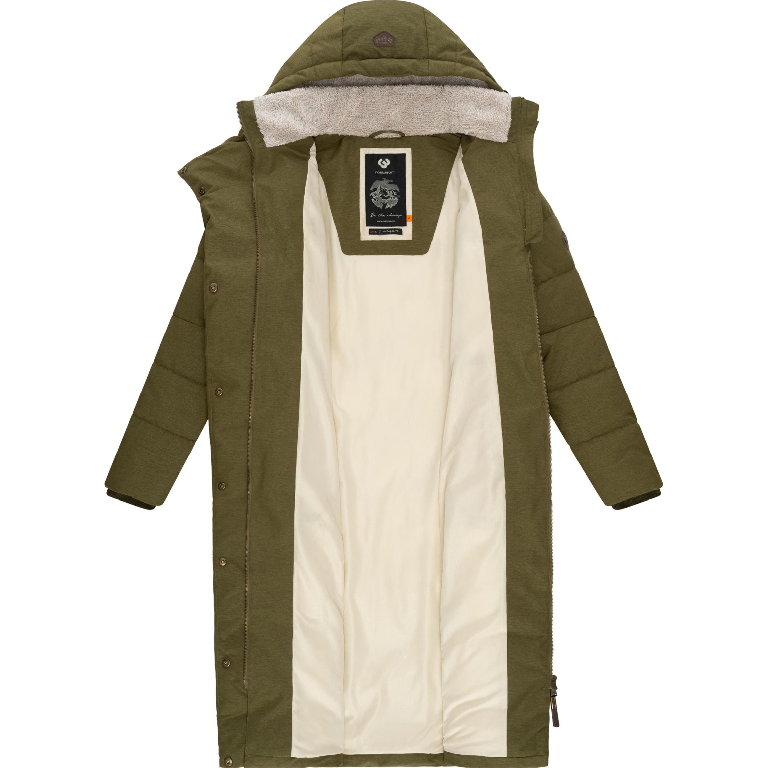 Thumbnail - Ragwear, Damen, Jacke, Pavla Long (3XL), Grün, 3XL