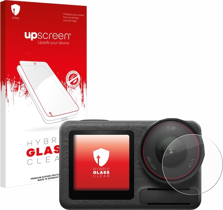 Produktbild upscreen Schutzglas Schutzfolie Glas Folie Displayschutz klar (Osmo Action 5 Pro)