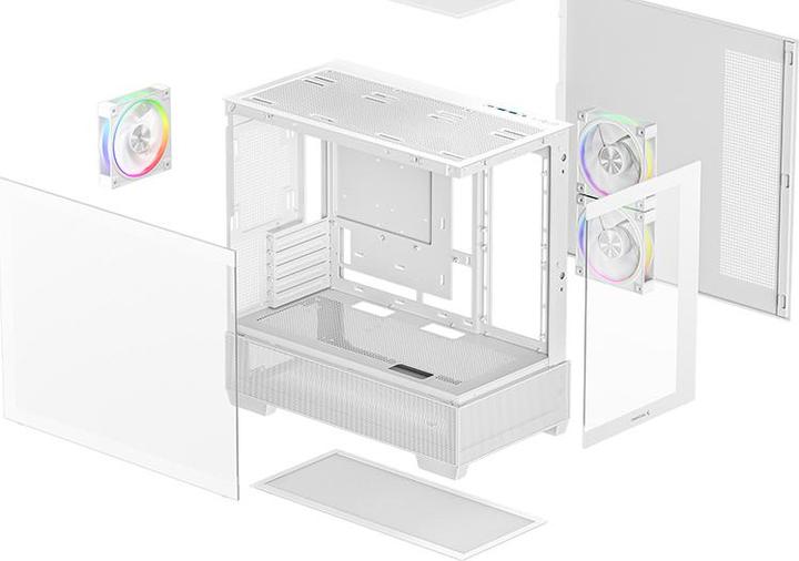 Actual product image Deepcool CG380 3F WH (mATX, Mini-ITX)