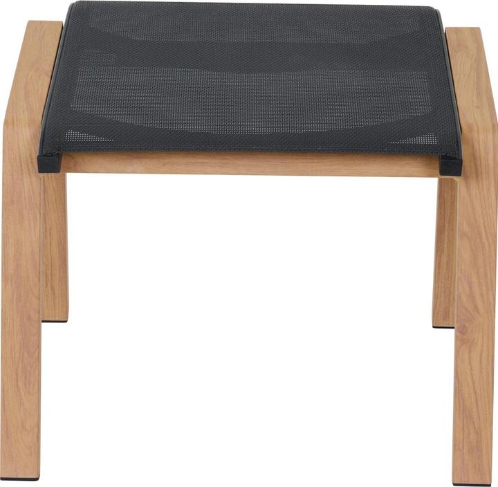 Produktbild Siena Garden Dining Hocker Catania Alu, teaklook, Textilbezug